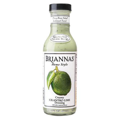 Briannas Creamy Cilantro Lime Dairy 12 Oz, 6/cs