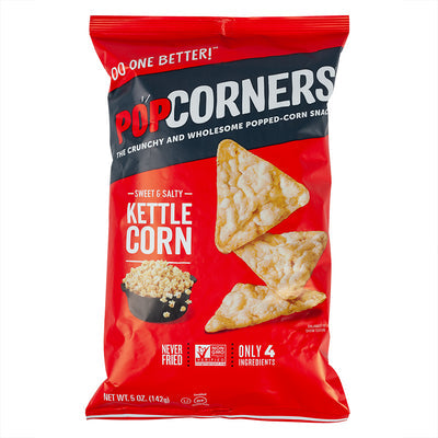 PopCorners Popped Corn -Kettle Corn 5 Oz, 12/cs. EXP: 05/09/2027