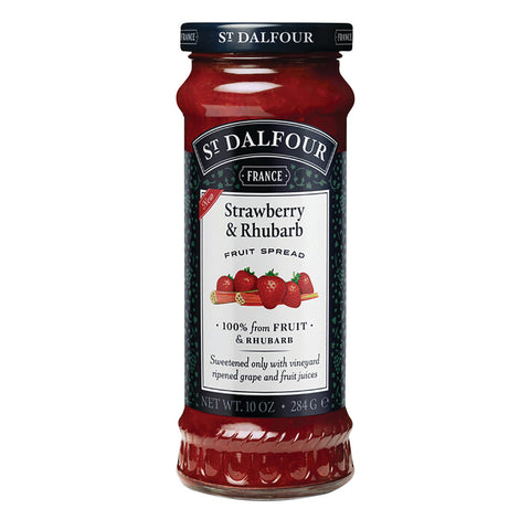 St Dalfour Conserve -Strawberry Rhubarb 10 Oz, 6/cs. EXP: 10/6/2028