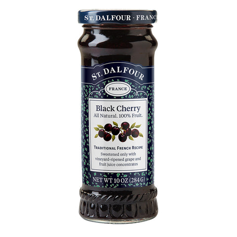 St Dalfour Conserve -Black Cherry 10 Oz, 6/cs. EXP: 9/23/2028