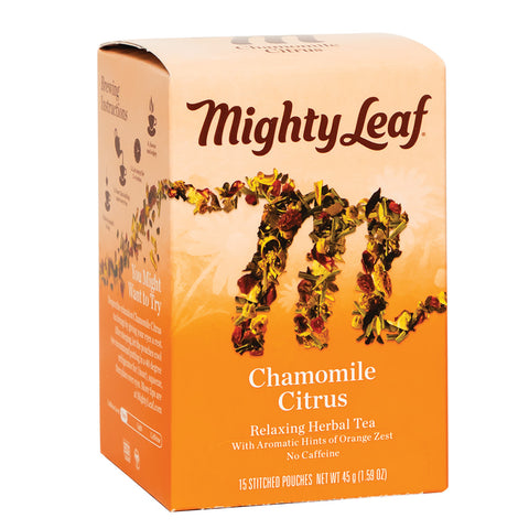 Mighty Leaf Tea- Chamomile Citrus  15 CT, 6/cs. EXP: 03/23/2027