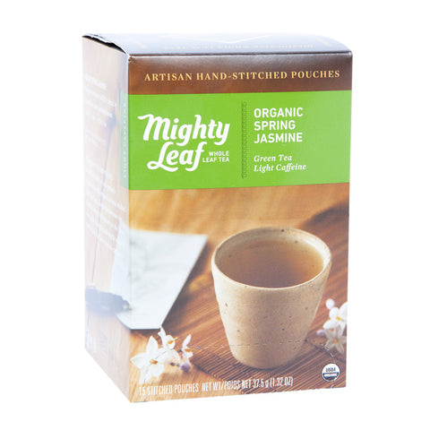 Mighty Leaf Tea- Organic Spring Jasmine 15  CT, 6/cs.  EXP: 3/6/2028