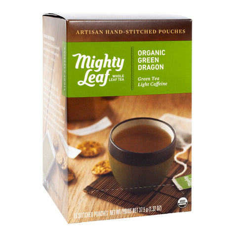 Mighty Leaf Tea- Organic Green Dragon 15  CT, 6/cs.  EXP: 12/4/2027