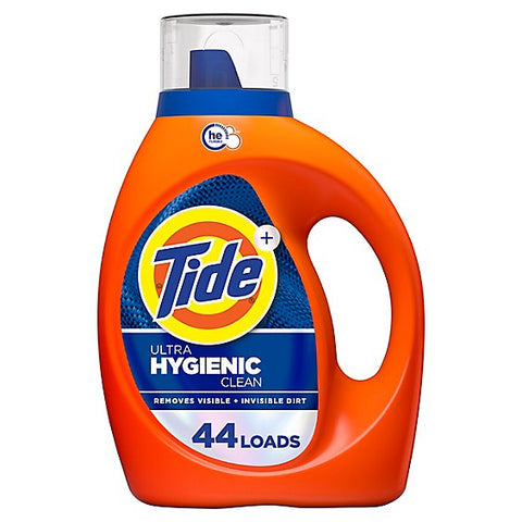 Tide Liquid Detergent -Heavy Duty Hygienic Clean 63 Oz, 4/cs.