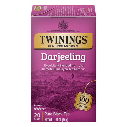 Twinings Tea -Darjeeling 20 Ct, 6/cs. Exp: 11/30/2028