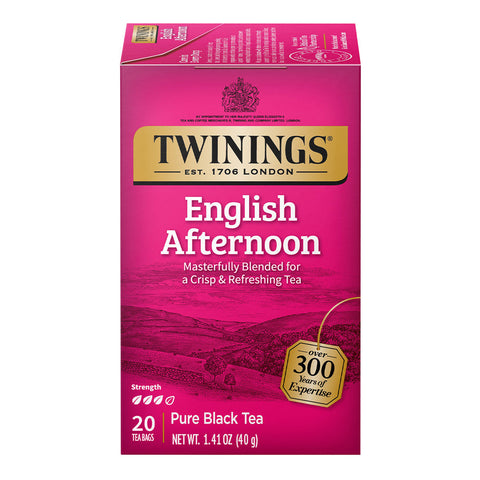 Twinings Tea -English Afternoon Tea 20 Ct, 6/cs. Exp: 11/11/2028