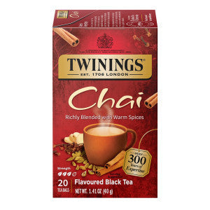 Twinings Tea -Chai Tea 20 Ct, 6/cs.