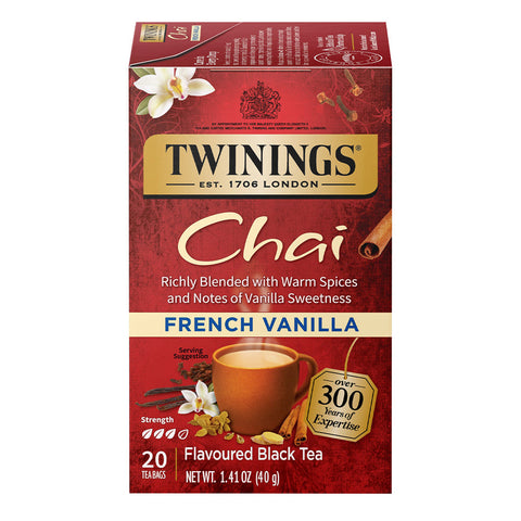 Twinings Tea -French Vanilla Chai Tea 20 Ct, 6/cs.