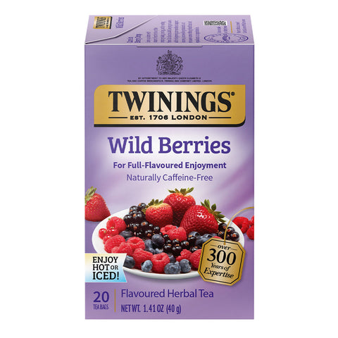 Twinings Tea -Wild Berries 20 Ct, 6/cs.
