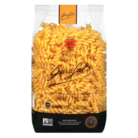 Garofalo Pasta -63 Fusilli 16 Oz, 12/cs.  EXP: 10/8/2028
