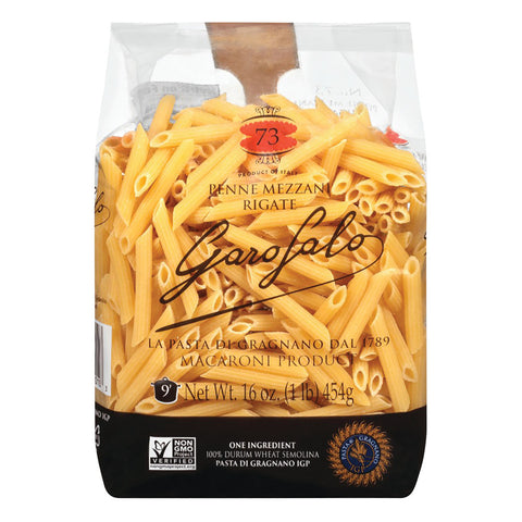 Garofalo Pasta -Penne Rigate Mezzani Rigate 16 Oz, 12/cs.  EXP: 11/25/2027