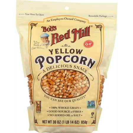 Bob's Red Mill Whole Yellow Popcorn 32 Oz, 4/cs EXP: 10/24/2027
