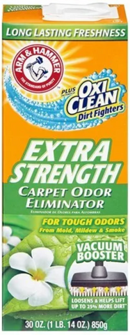 Arm & Hammer Carpet Odor Eliminator Powder -Extra Strength 30 Oz, 6/cs.
