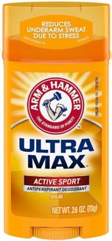Arm & Hammer Ultramax Deo Stick -Active Sport 2.6 Oz, 12/cs.