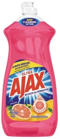 Ajax Dish Liquid -Ruby Red 28 Oz, 9/cs.