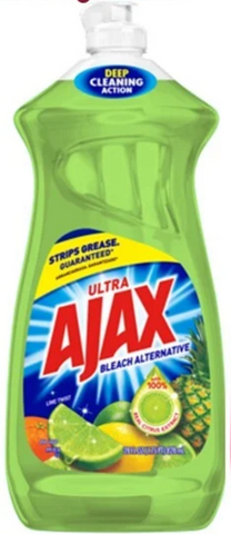 Ajax Dish Liquid -Lime 28 Oz, 9/cs.
