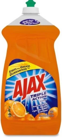 Ajax Dish Liquid -Triple Action Orange 52 Oz, 6/cs.