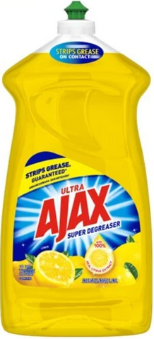 Ajax Dish Liquid -Lemon 52 Oz, 6/cs.