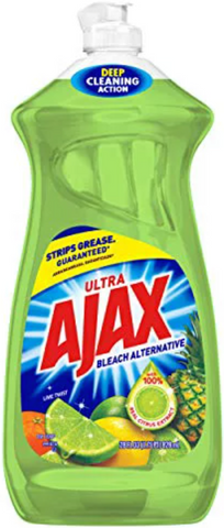 Ajax Dish Liquid -Lime 52 Oz, 6/cs.