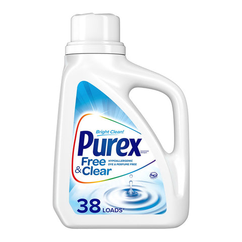 Purex Laundry Detergent -Free & Clear 50 Oz, 6/cs