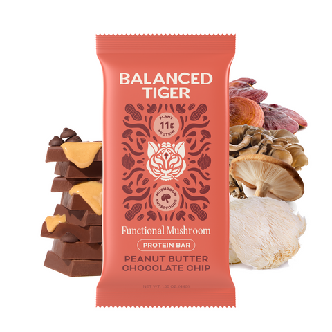 Balanced Tiger Protein Bar Chocolate Chip 1.55 Oz, 12/cs. EXP: 8/11/2026