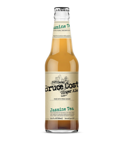 Bruce Cost Ginger Ale -Jasmine Tea  12 Oz, 24/cs