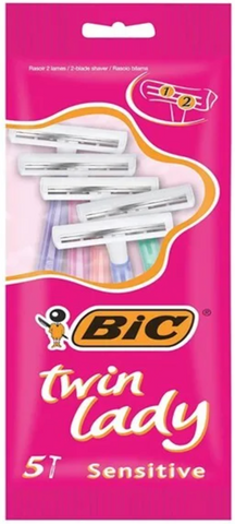 Bic Razor -Twin Lady 5 Ct, 20/cs.