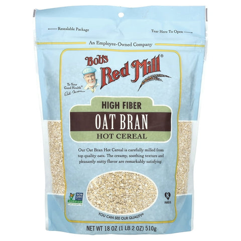 Bob's Red Mill Oat Bran 18 Oz, 4/cs. EXP: 06/19/2027