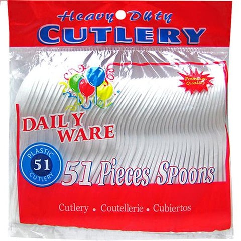 White Spoon Cutlery 51 CT, 48/cs.