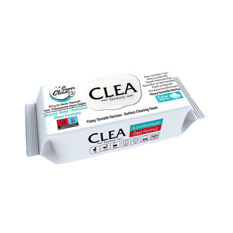 Clea Fantasy Surface Cleaning Wet Wipes 70 CT, 12/cs.