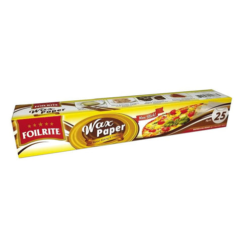 Wax Paper 25 SQFT 24/cs.