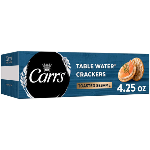 Carr's Crackers -Toasted Sesame 4.3 Oz, 12/cs. EXP: 12/10/2026