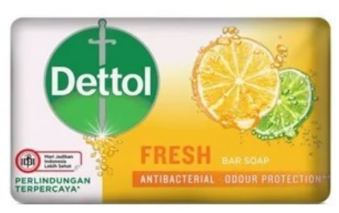Dettol Bar Soap -Fresh 105 G, 72/cs.