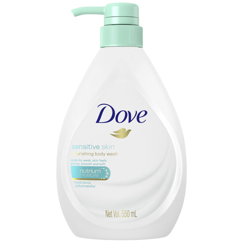 Dove Body Wash -Sensitive 550 Ml, 12/cs.