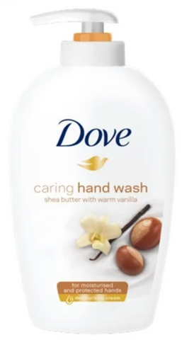Dove Hand Liquid -Shea Butter & Warm Vanilla 250 Ml, 24/cs.
