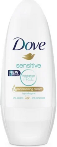 Dove Roll-On Women -Sensitive 40 Ml, 24/cs.