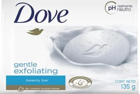 Dove Bar Soap -Gentle Exfloating 135 Gm, 48/cs.