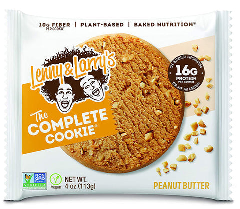 Lenny & Larry's The Complete Cookie Peanut Butter 4 Oz, 12/cs. EXP: 07/25/2026