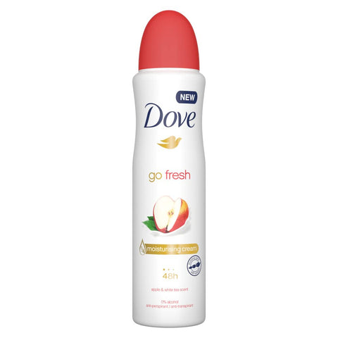 Dove Body Spray Women -Apple&White Tea 150 Ml, 6/cs.