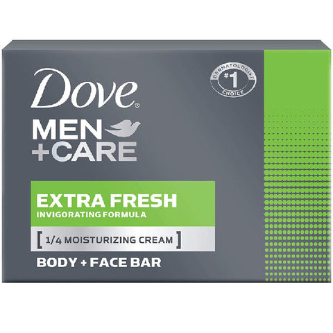 Dove Soap Men 4 Pk. -Extra Fresh 100 Gm, 12/cs.