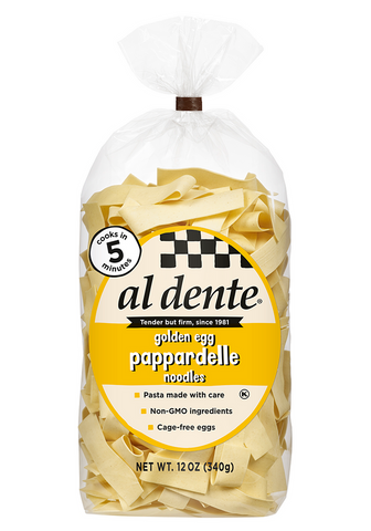Al Dente Golden Egg Pappardelle 12 Oz, 6/cs