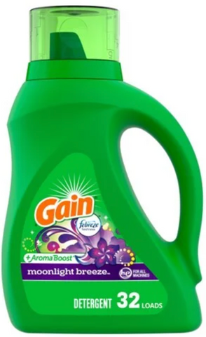 Gain Laundry Detergent -Moonlight Breeze 46 Oz, 6/cs.