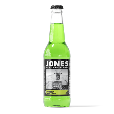 Jones Soda -Green Apple 12 Oz, 24/cs