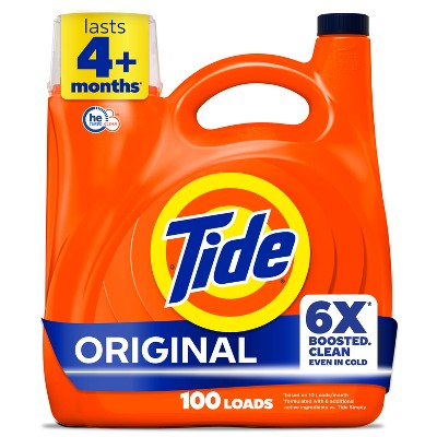 Tide Liquid Detergent -Original 125 Oz, 4/cs.