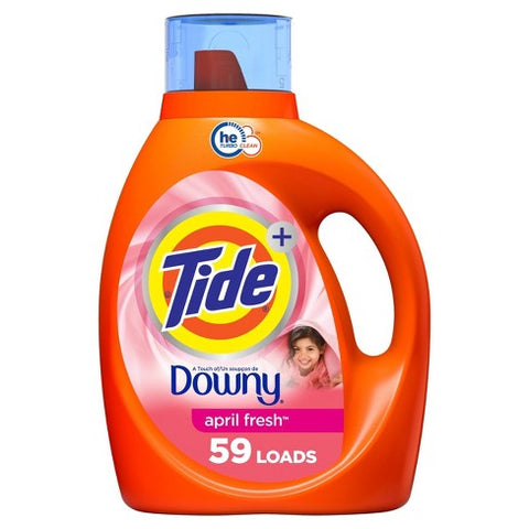 Tide Liquid Detergent -April Fresh 64 Loads 84 Oz (2.48 L) , 4/cs.