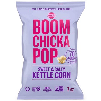 Angie's Boomchickapop Sweet & Salty Kettle Corn Popcorn 7 Oz, 12/cs  EXP: 10/10/2026