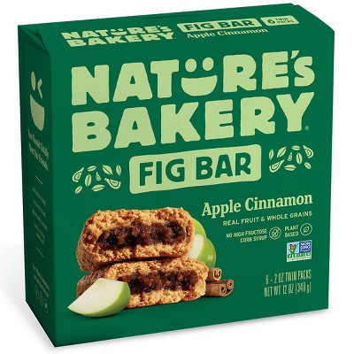 Natures Bakery -Apple Cinnamon 6 Pack 12 Oz, 6/cs.EXP: 07/25/2026