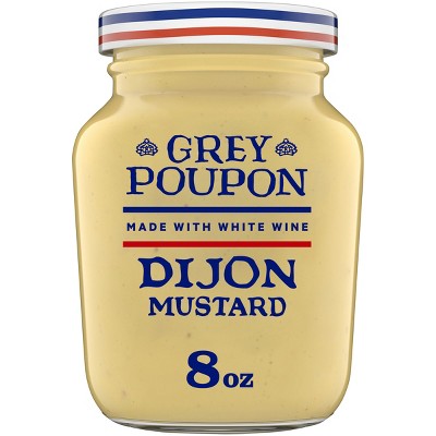 Grey Poupon Dijon Mustard 8 Oz, 12/cs