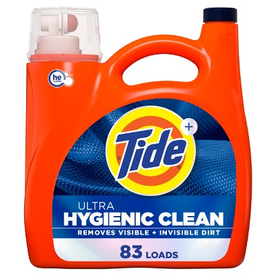 Tide Liquid Detergent -Hygenic Clean 117 Oz, 4/cs.