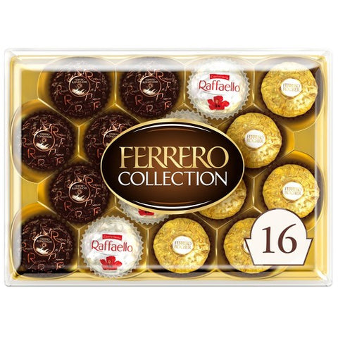 Ferrero Collection Assorted Chocolate 6.1 Oz 16 CT, 6/cs